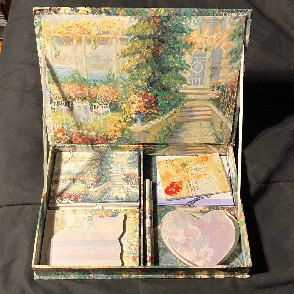 Lot of Miscellaneous Stationery & Storage Box